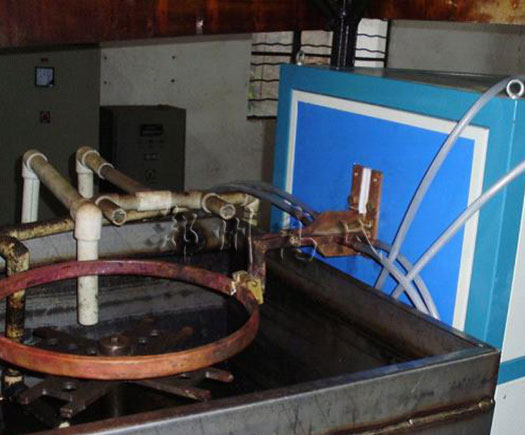 超音頻感應(yīng)加熱電源對齒圈進行淬火熱處理