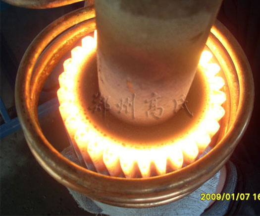 高頻感應加熱設備對花鍵軸淬火